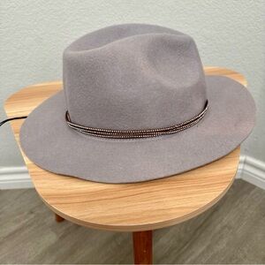 NWT! Anthropologie Wool Gray Hat OS